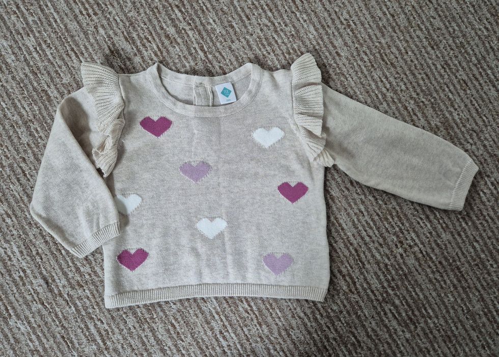 Sweterek dziewczęcy