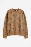 Beżowa Bluza H&M Tom & Jerry Relaxed Fit