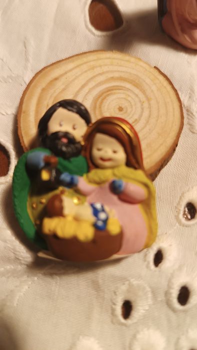 Presépios miniatura pintados à mão