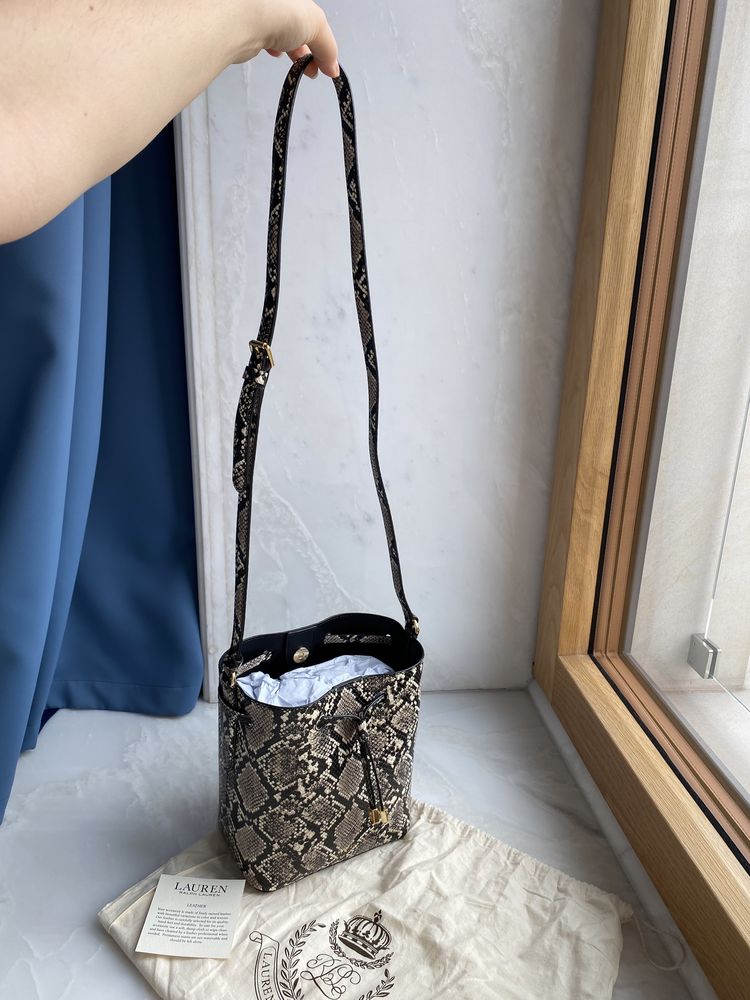 Nowa oryginalna torebka Ralph Lauren bucket bag worek