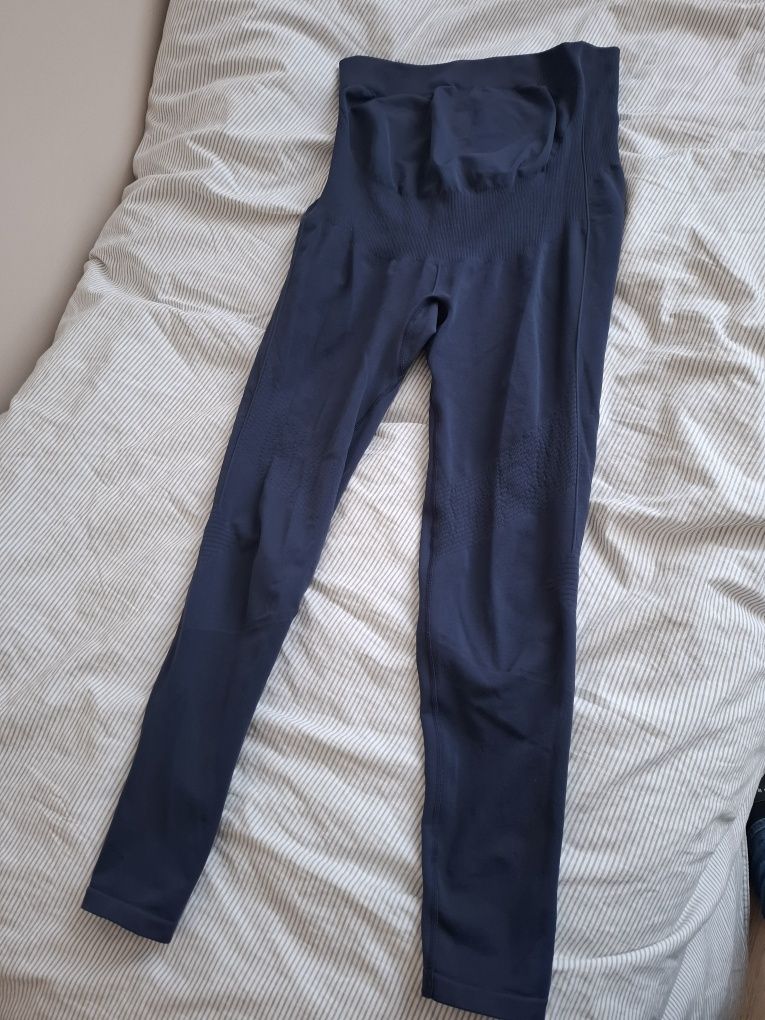 Legginsy ciążowe do jogi Decathlon rozmiar L