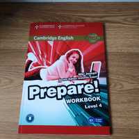 Ćwiczenia Cambridge English Prepare! Worbook level 4 nowe