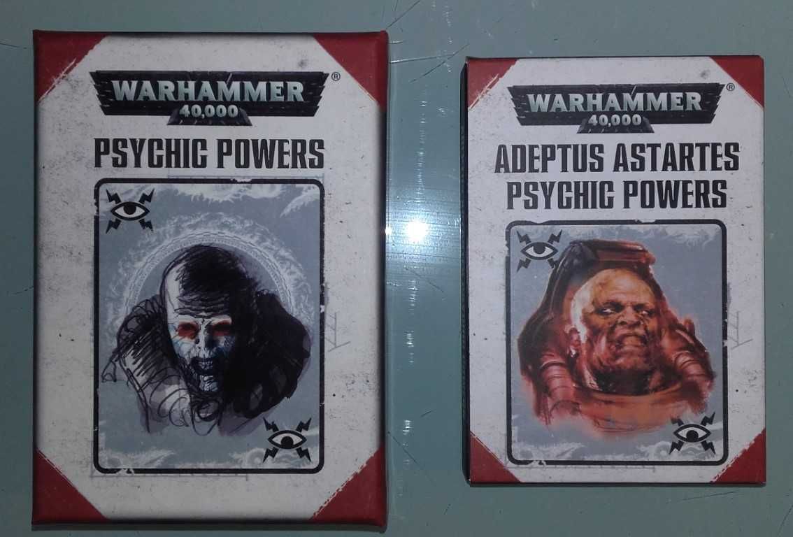 psychic powers, data cards, tactical objectives wH40k