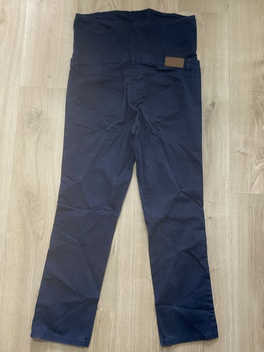 Bpc 46 XXXL granatowe ciążowe spodnie jeasny dżinsy Vintage