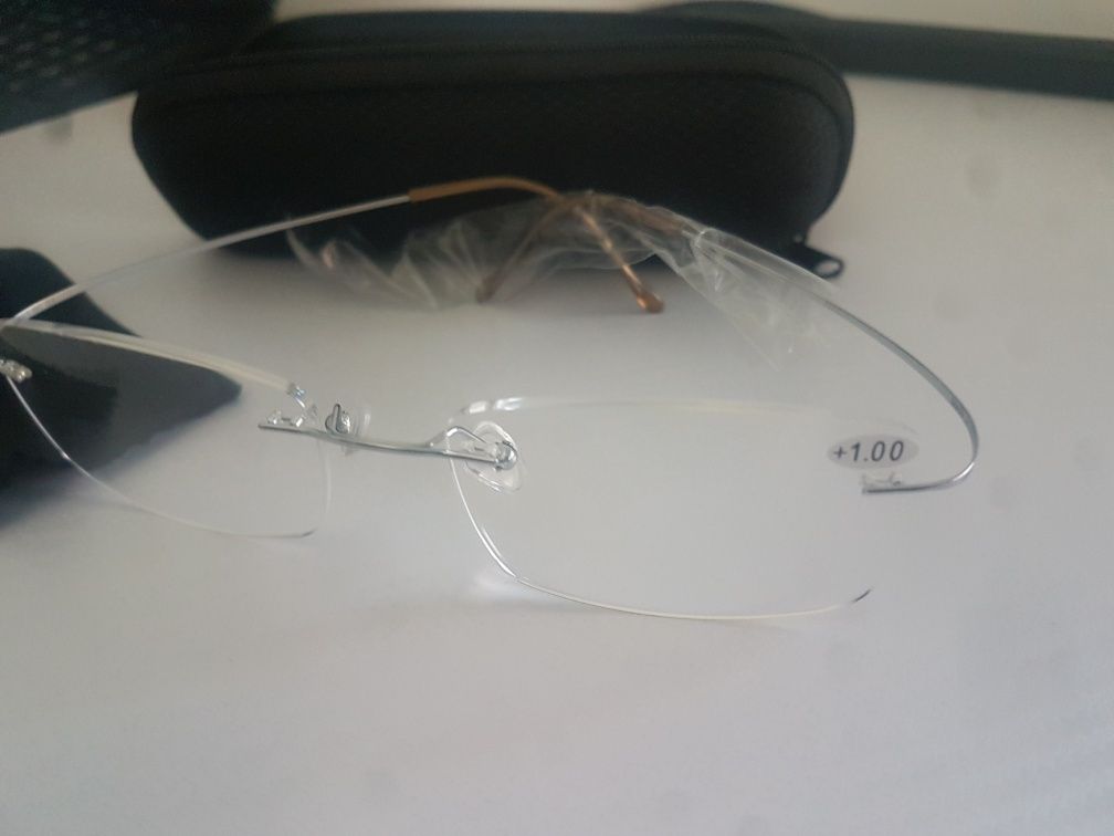 Do kolekcji - okulary korekcyjne - cienkie pręciki +1.0 - nowe9