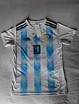 Camisola de futebol da Argentina do Messi