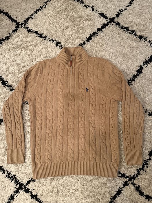 Sweter Polo Ralph Lauren kawowy