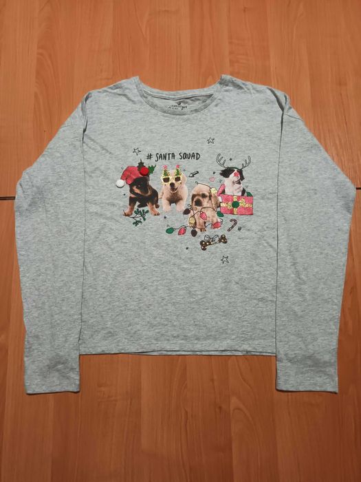 Новорічна кофта, лонгслів для дівчинки 11-12 років.
F&F