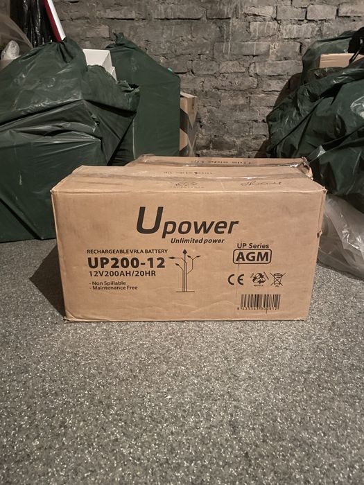 Акумулятор AGM 12v-200Ah Upower