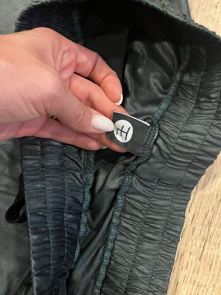 Haremki ef eidos fashion butelkowa zielen zielone 36 skorzan skora