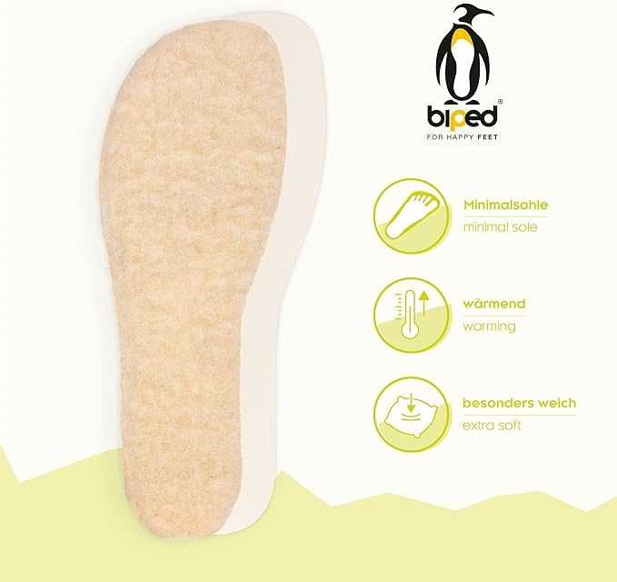 2 pary wkładki dziecięce z wełny jagnięcej i naturalnego lateksu R24