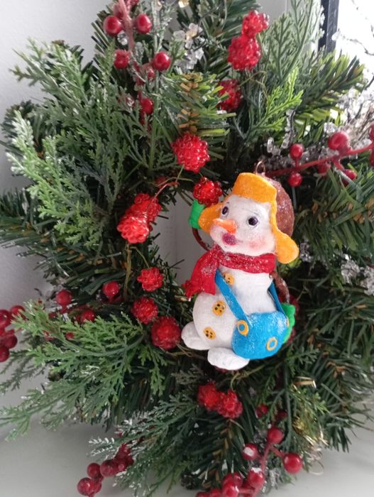 ватяна ялинкова іграшка ручної роботи