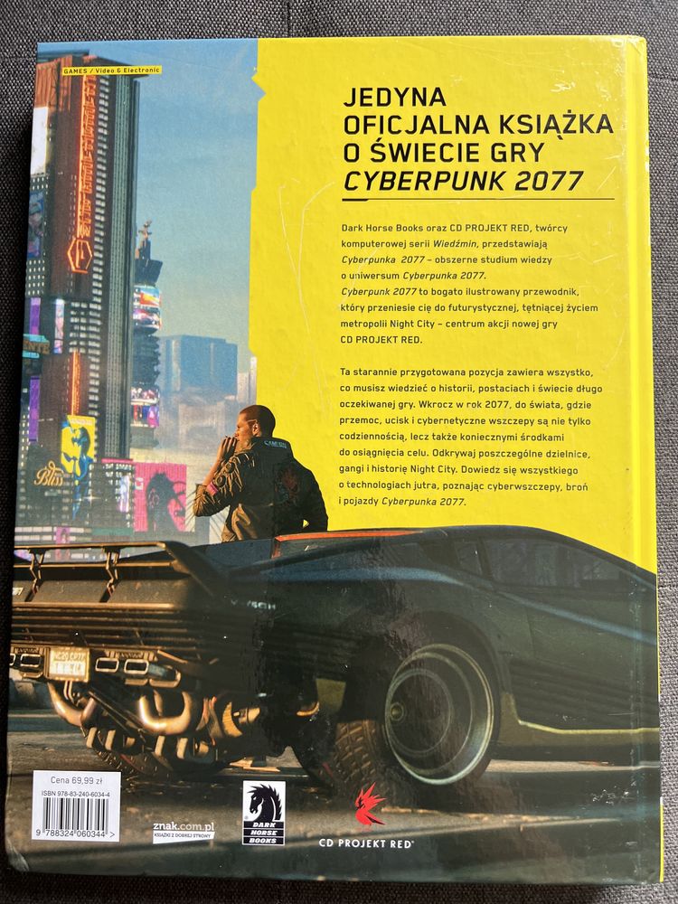 Cyberpunk 2077 oficjalna ksiazka o swiecie gry, nieuzywana