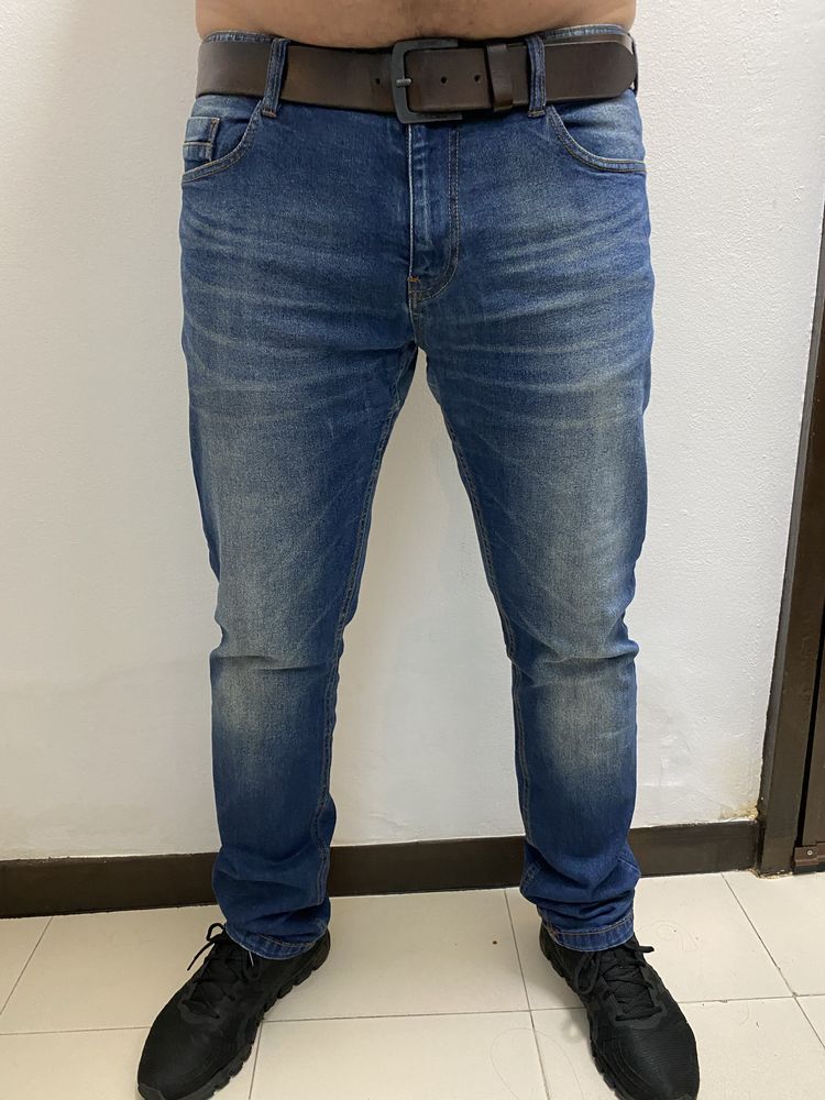 Calça Ganga jeans homem springfield skinny