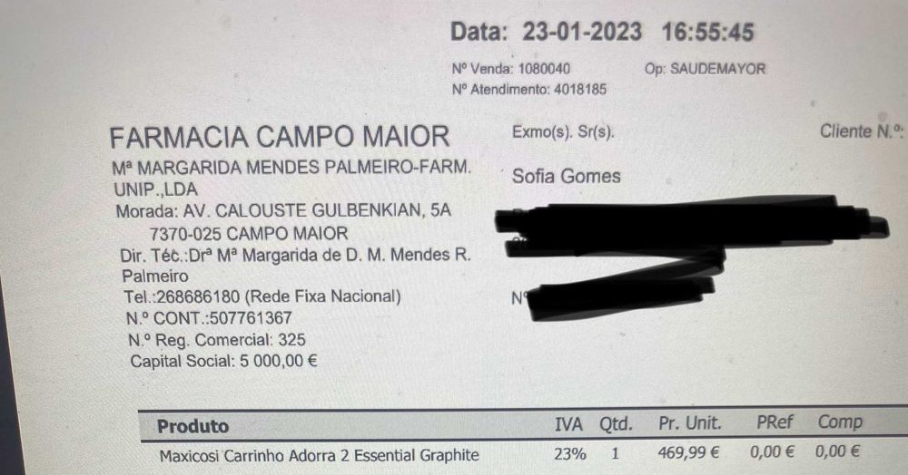 Carrinho de Passeio MaxiCosi Adorra 2 COMO NOVO