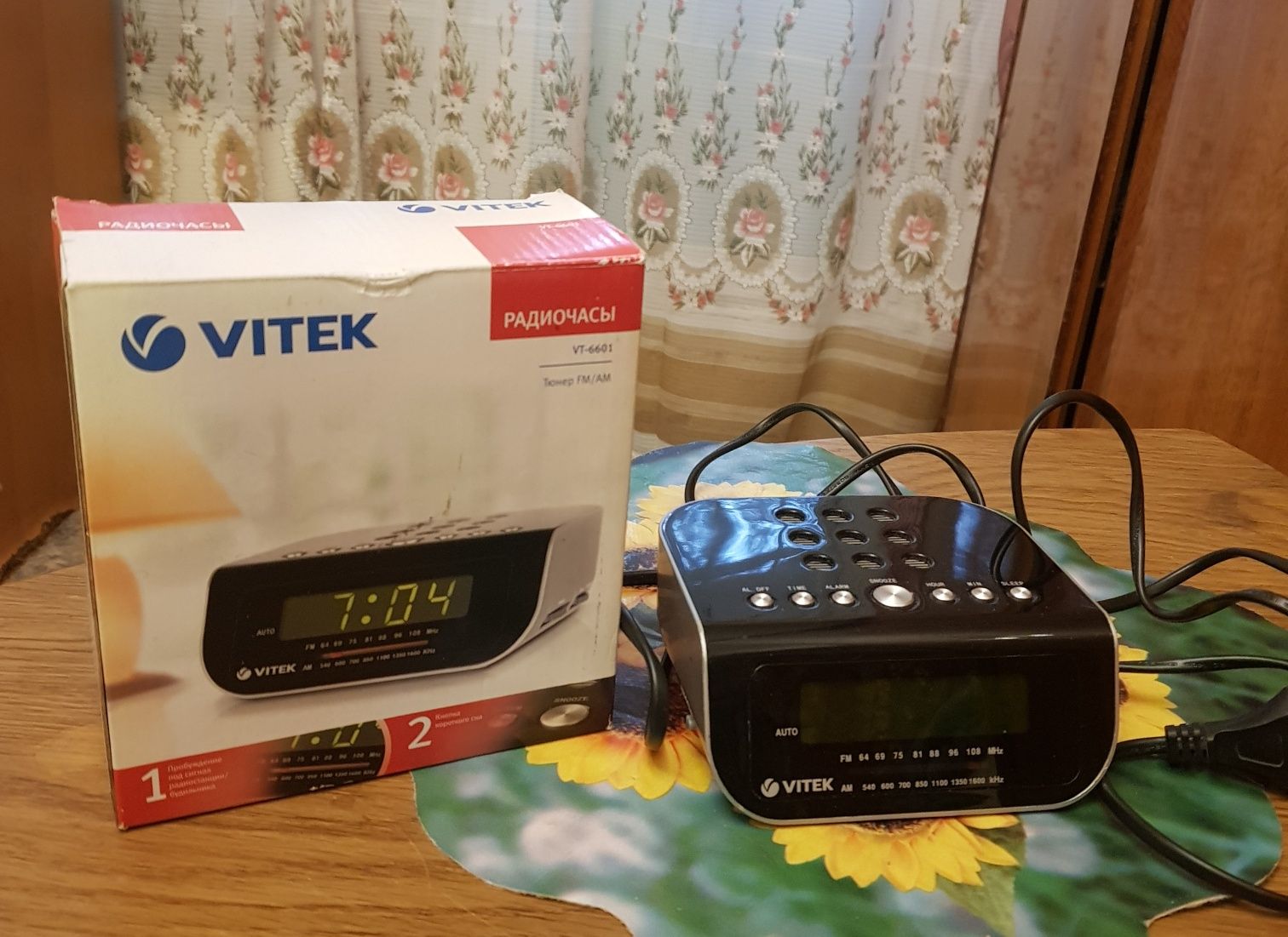 Радиочасы Vitec электронные