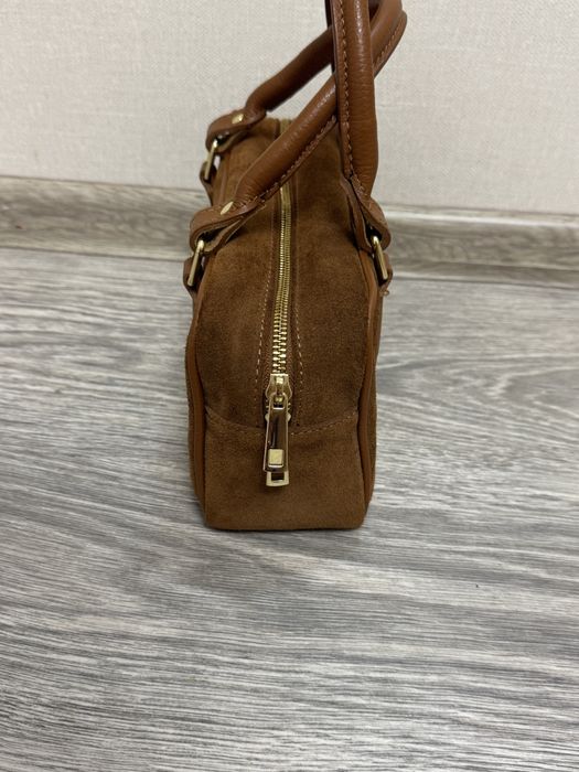Сумка маленька натуральний замш