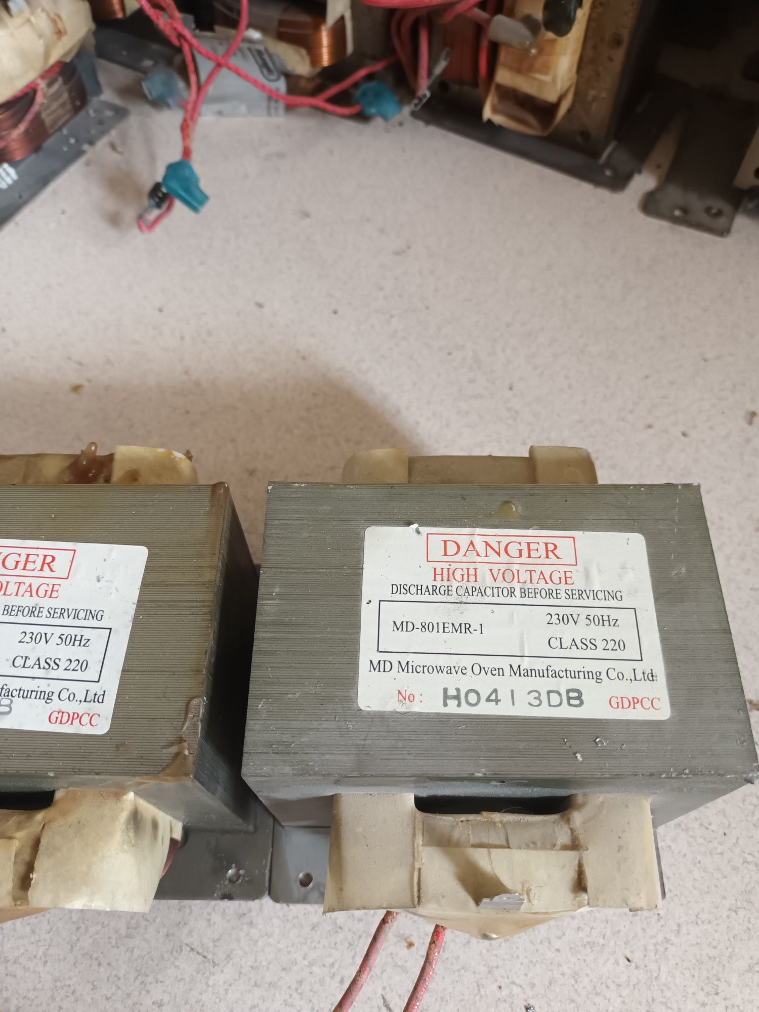 Transformator MD-801EMR-1 800W 2 sztuki mikrofalówka zgrzewarka