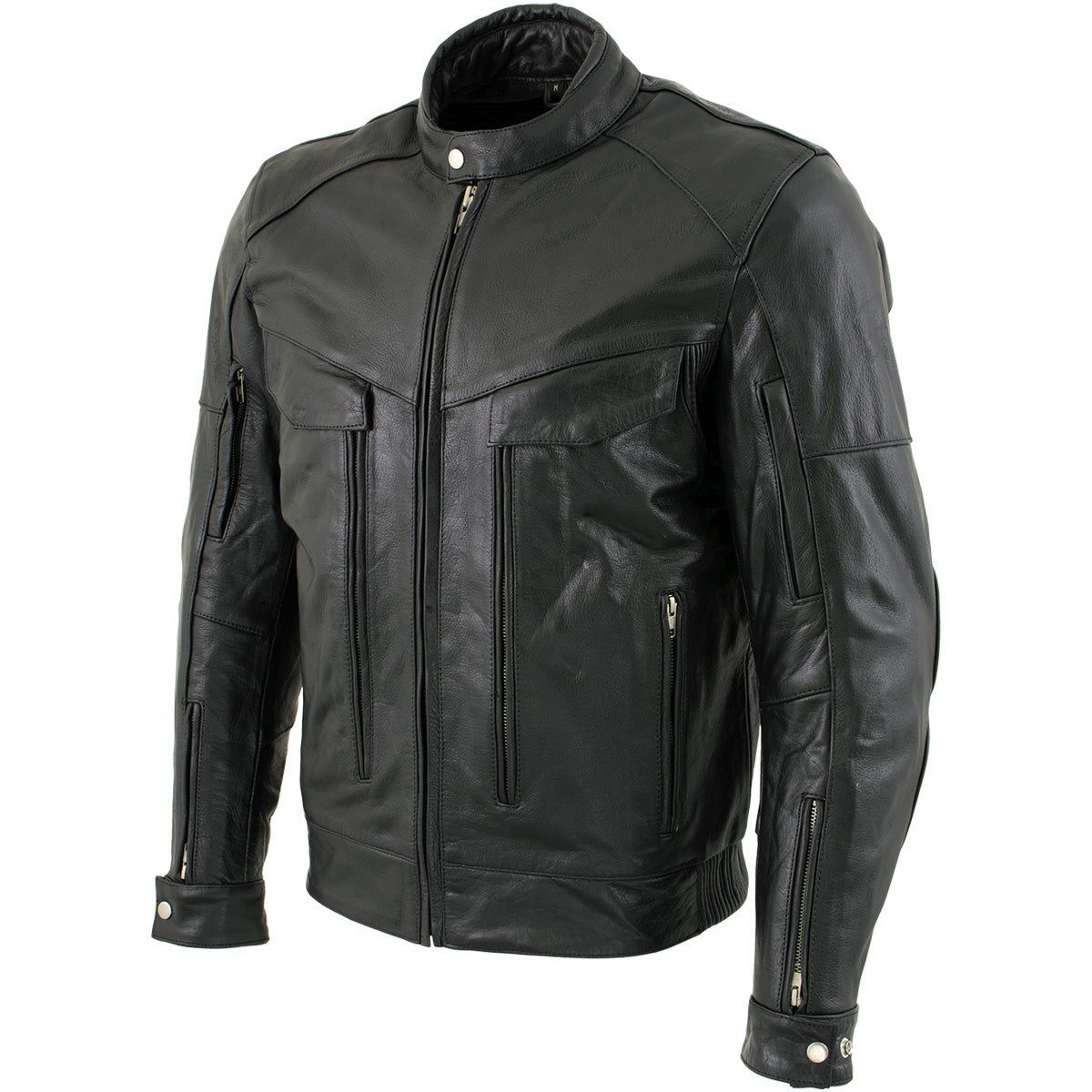 Мотокуртка с защитой Xelement B4495 Men's Black 'Bandit' размер [XL]