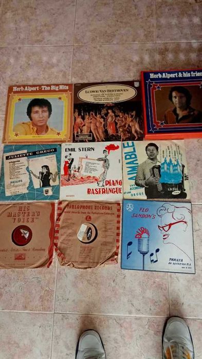 lote de discos de vinil