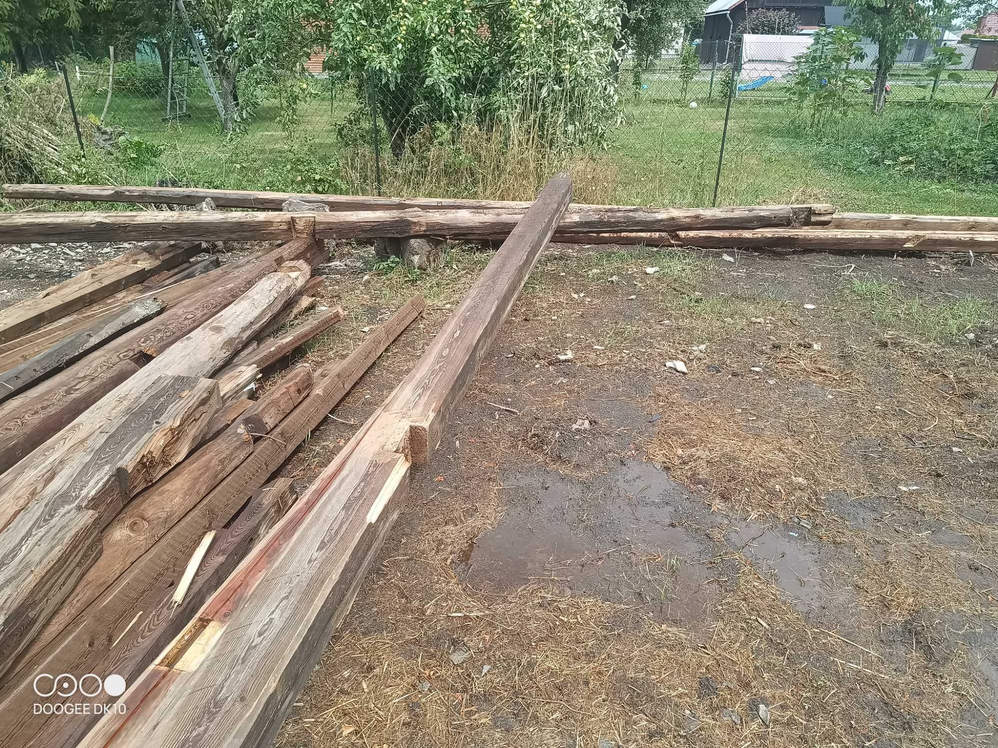 Stare drzewo z rozbiórki stodoły + dom belki deski