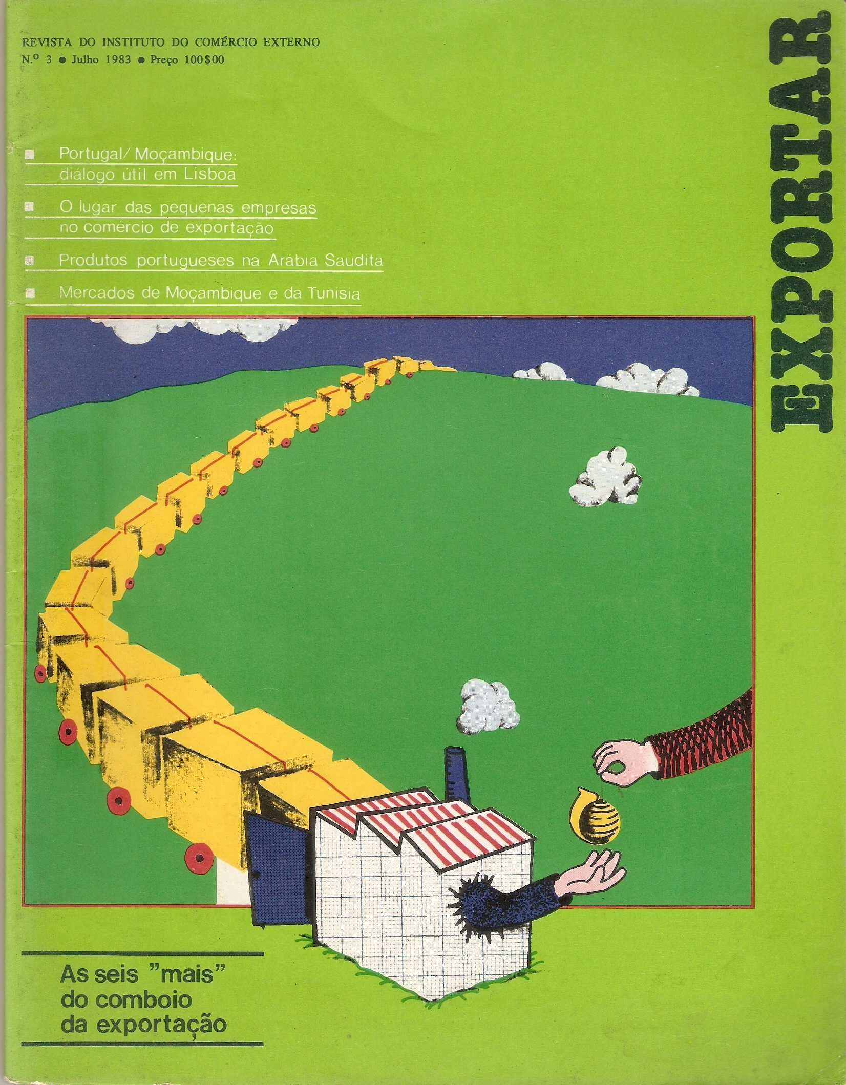 revistas Exportar de 1983 as seis primeiras edições colecionáveis