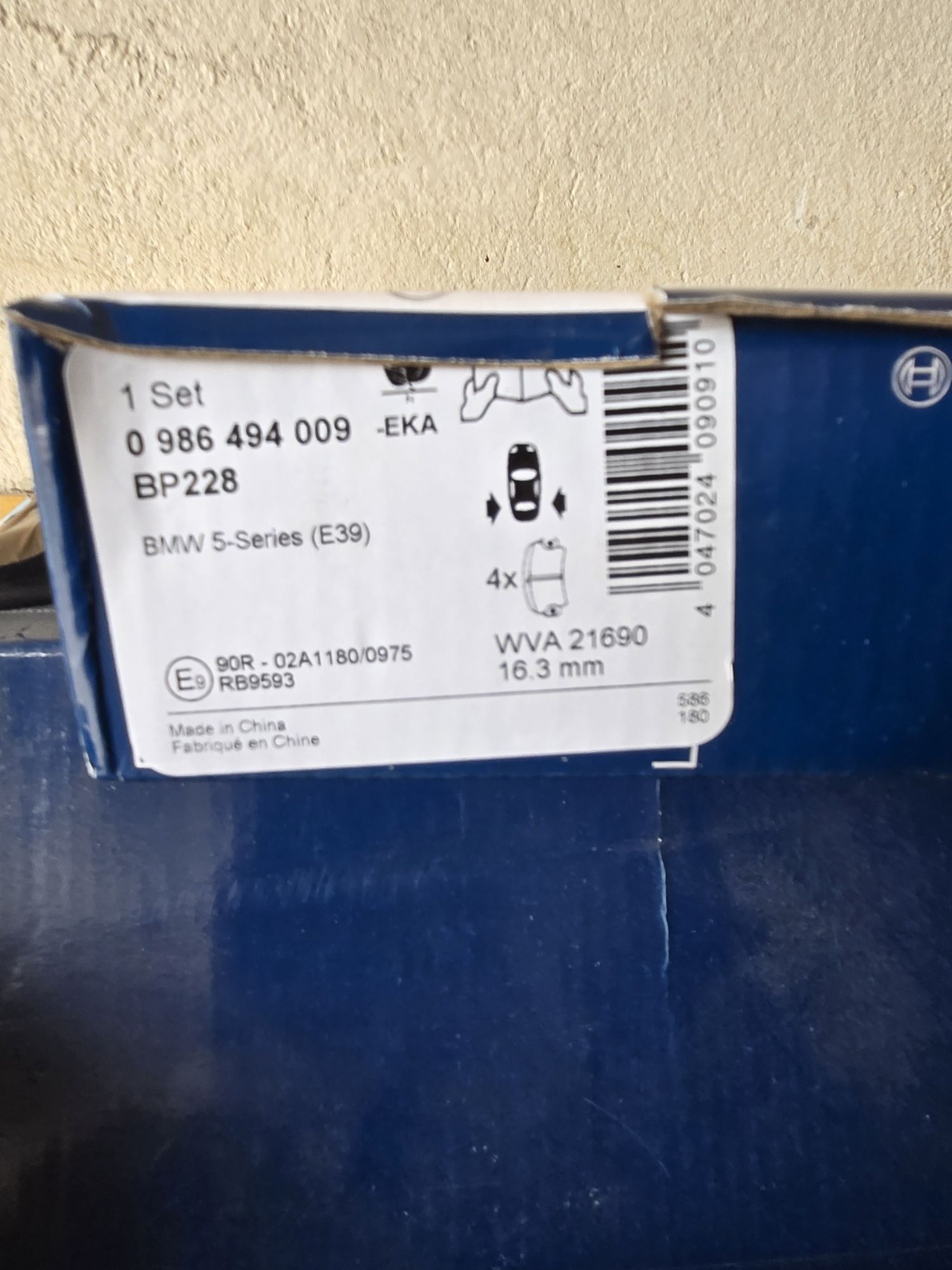 Tarcze i klocki BMW E 39