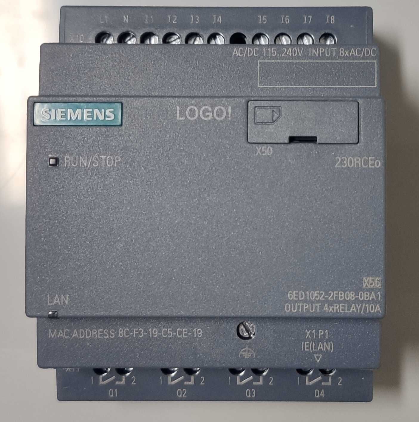 Siemens Logo! 8.3 230 RCE0 8DI/4DO