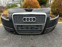 PRZÓD KOMPLETNY ZDERZAK PAS MASKA XENON AUDI A6 C6 LZ9Y