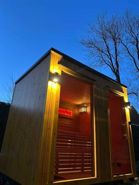 Sauna Ogrodowa Premium 250x200x245 – Lunar Garden – Luksus w Ogrodzie