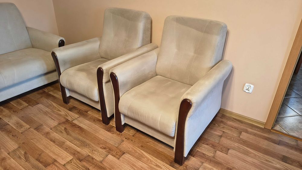 Komplet wypoczynkowy Eliza sofa/kanapa/wersalka dwa fotele Agata Meble