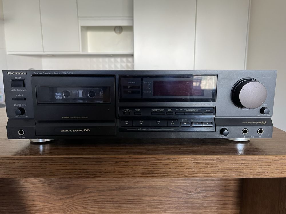 Magnetofon Technics Stereo Cassette Deck RS-B555