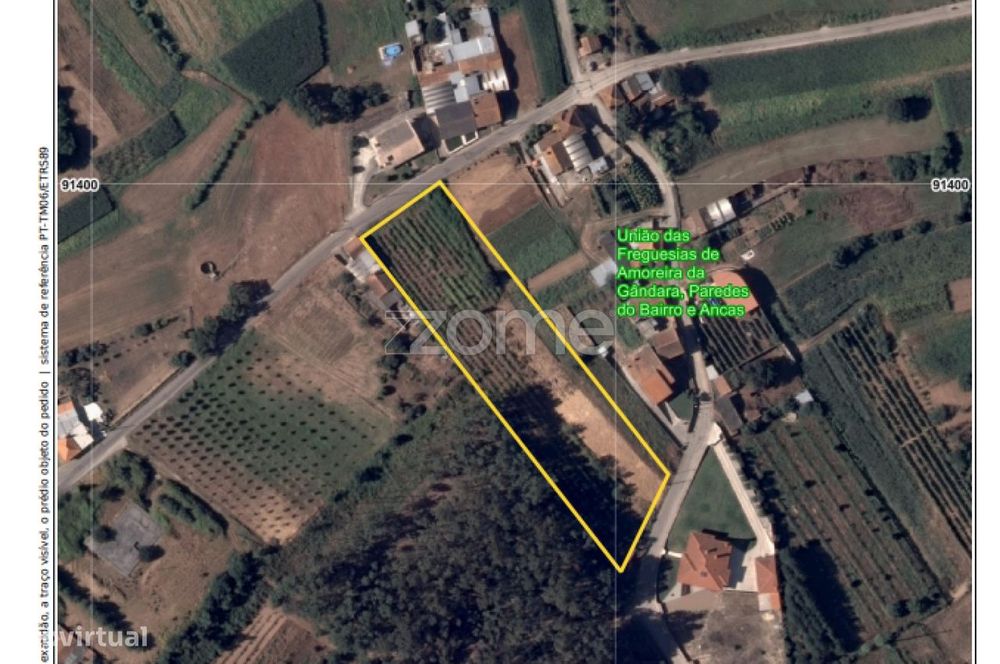 Terreno Rustico com Viabilidade de Construção em Anadia