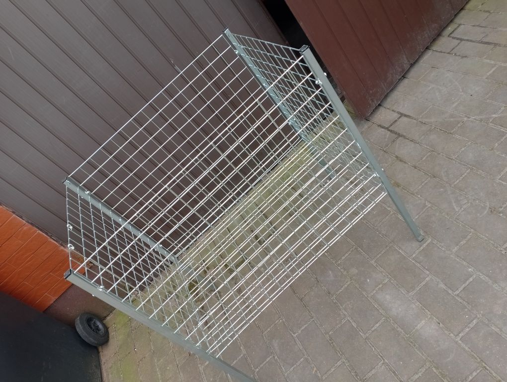 Duży kosz na profilach chromowanych 60x80 - 1 szt.