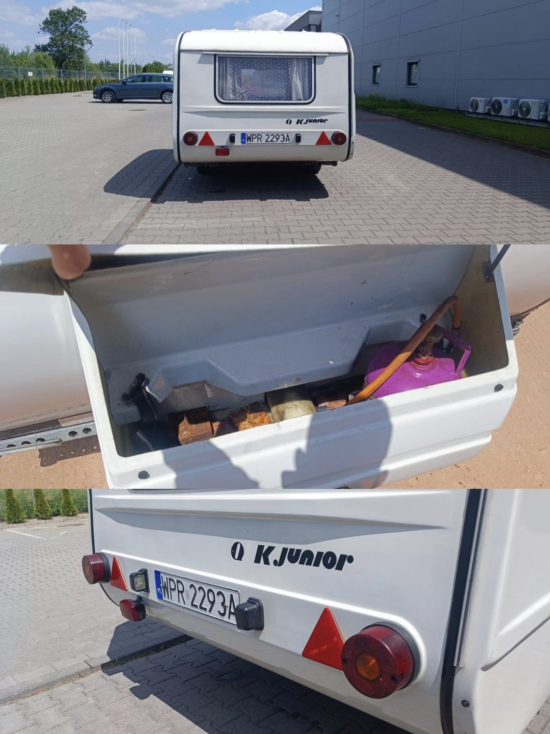 Przyczepa kempingowa Qek Junior stan kolekcjonerski jak nowa!!! Namiot