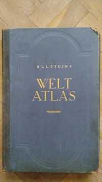 Niemiecki Atlas Świata z 1923r Ullsteins Welt Atlas