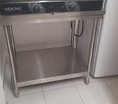 Bancada inox como nova