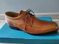 Nowe eleganckie buty Barker Ross, skóra cielęca, derby, 29 cm 43 ślub