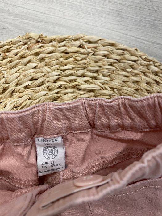 Różowa spódniczka Lindex dżinsowa dziewczynka jeansowa