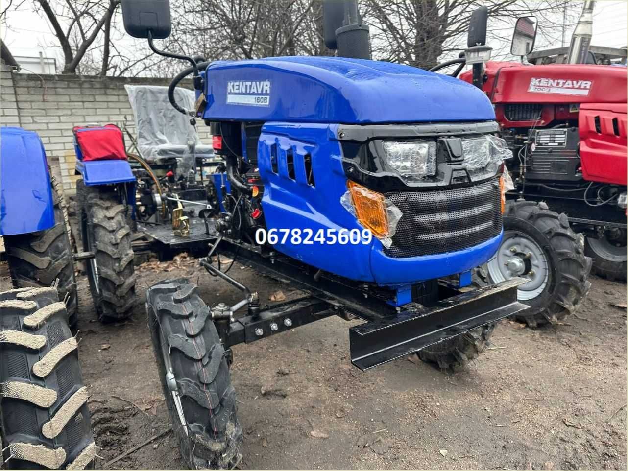 Мототрактор KENTAVR 160В + Плуг і Фреза! Доставка по Україні  Кентавр