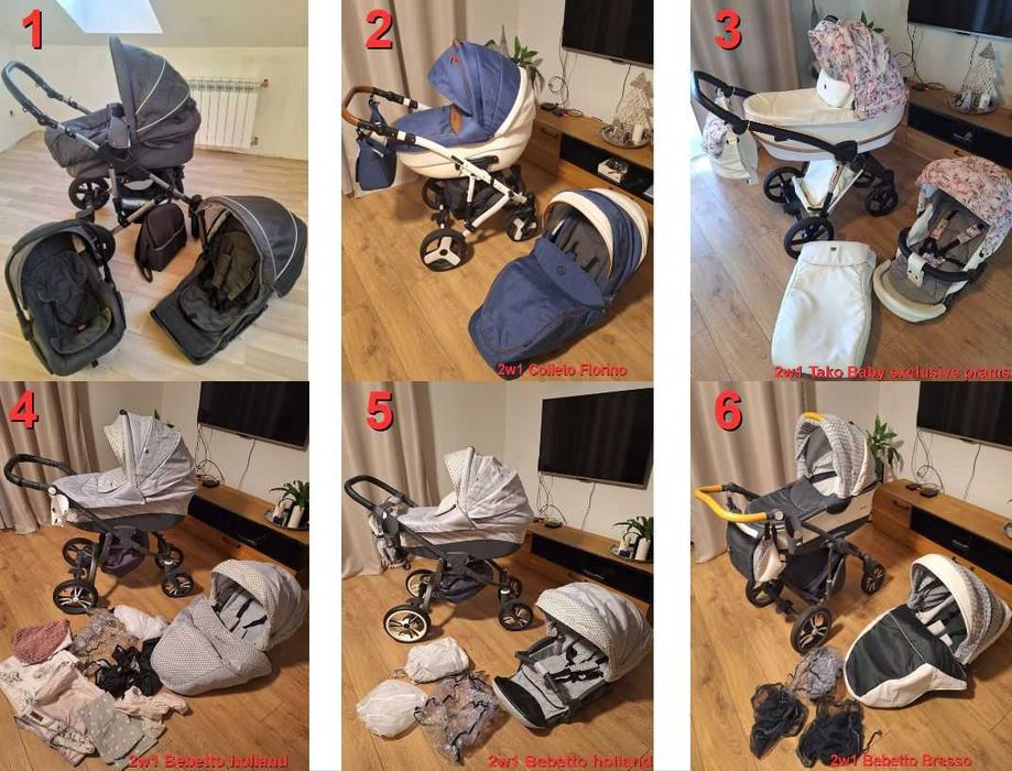 Sprzedam wózki dziecięce – różne modele, bardzo dobry stan