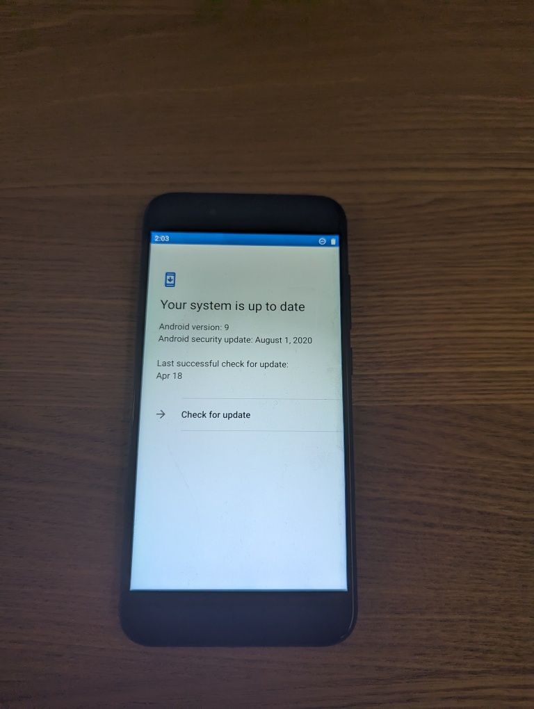 Xiaomi Mi A1 - Android 9