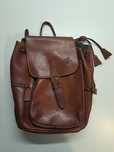 Mala-mochila em pele Ted Benson