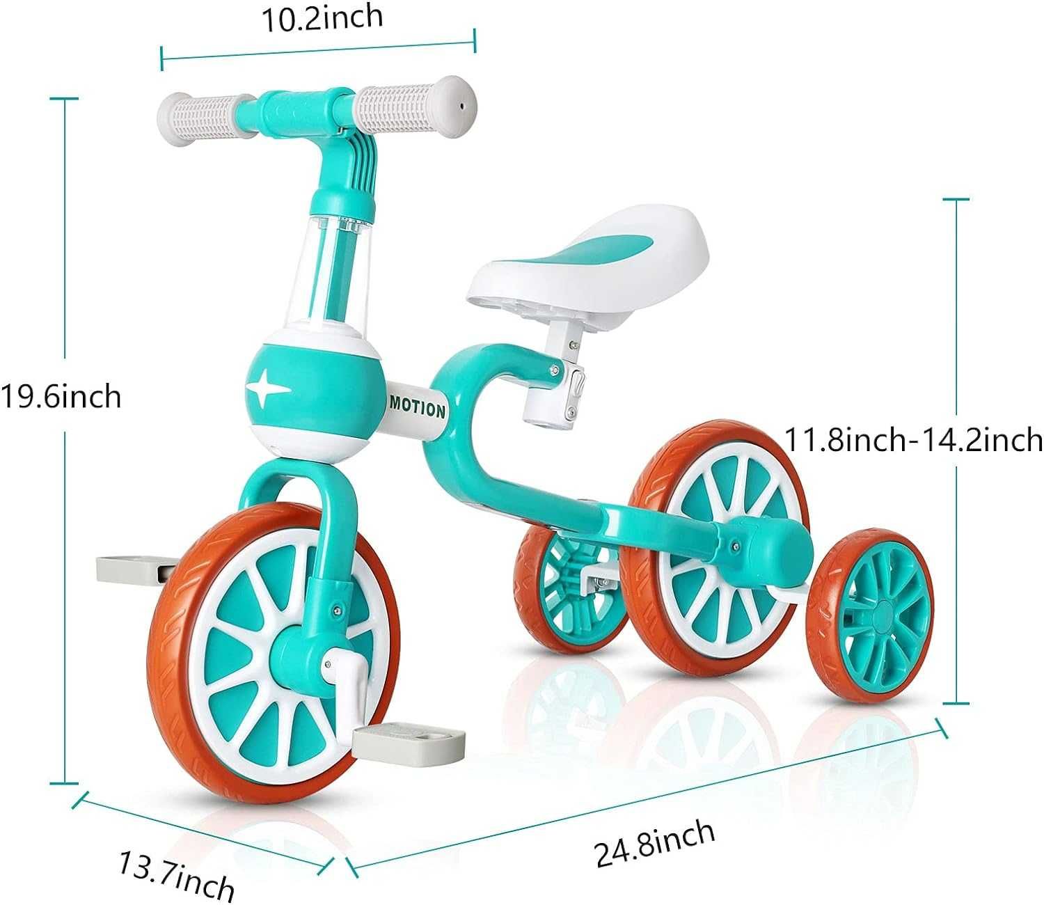 Nowy biegowy rowerek / rower dziecięcy 3w1 / 1,5-4 lata/30kg max!6642!