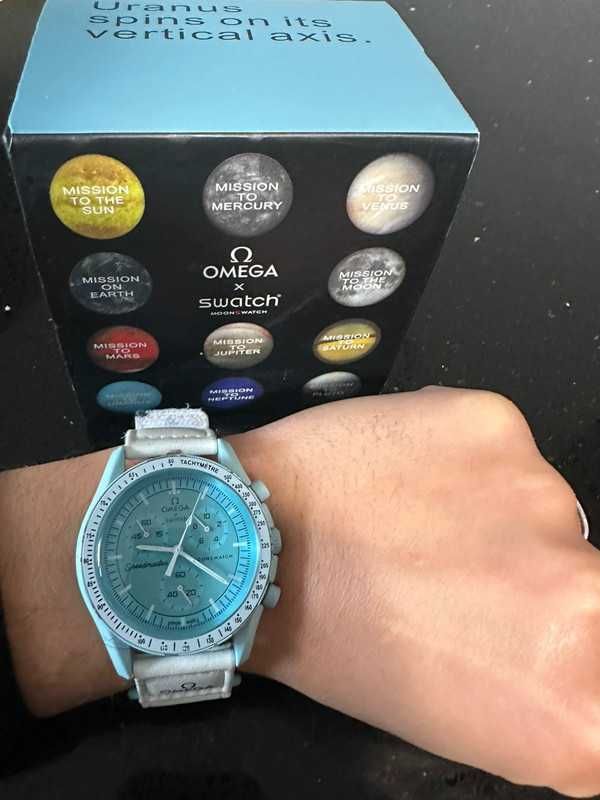 Omega x Swatch Uranus SO33L100 Gazowy Gigant