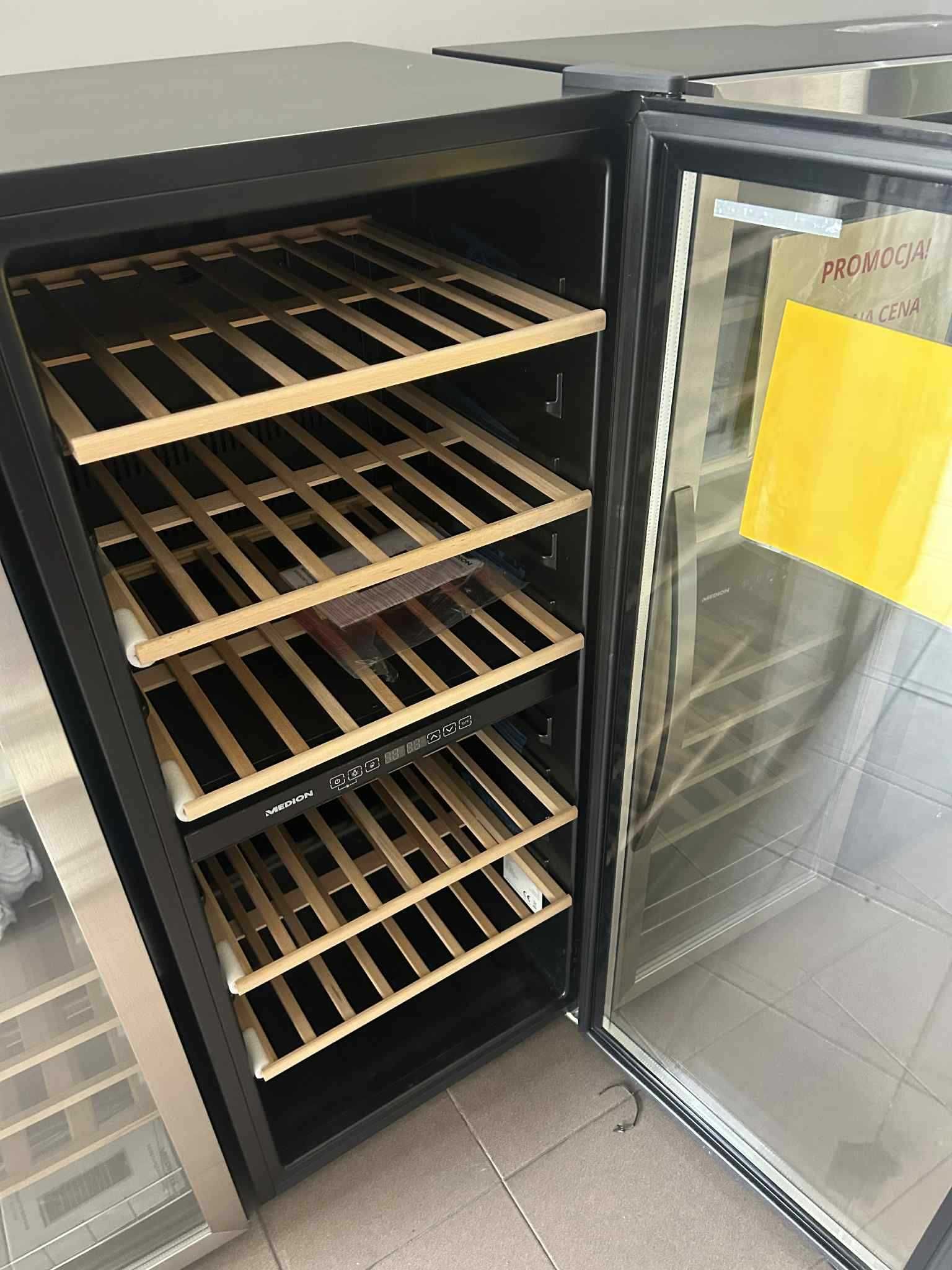Chłodziarka na wino 54 butelki, 2 strefy, 148 litrów 5°C – 18°C