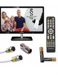 Zestaw 19 Cali ZK Areszt Śledczy Komplet Antena DVB-T2 Pilot Antena