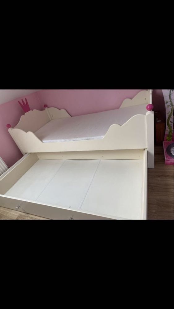 Łóżko Princessa + biurko komplet