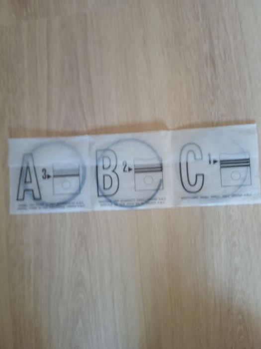 Кольца поршневые для BMW, комплект 4 шт. Оригинал