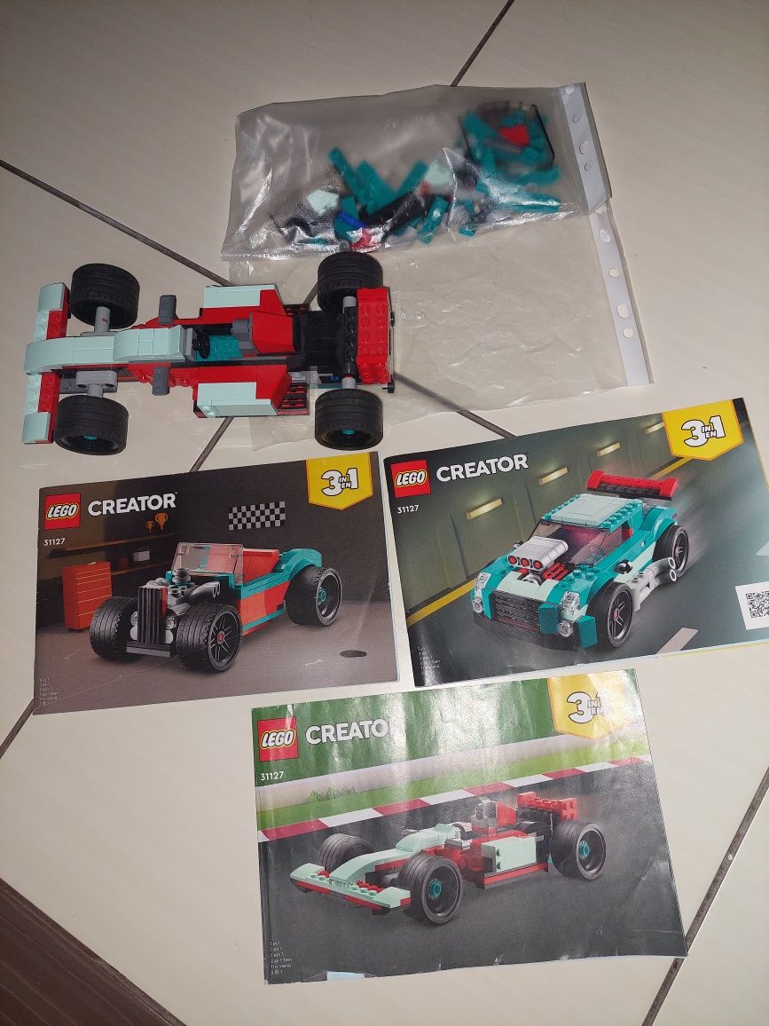 Lego klocki creator 3 w 1 samochód samochody